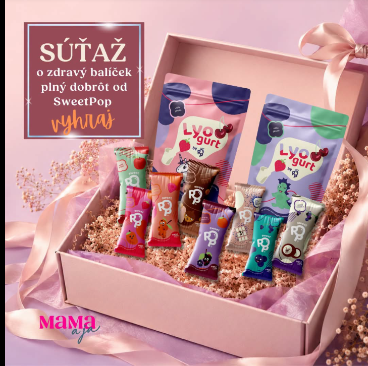 Súťaž o balíček zdravých maškŕt od SweetPo pre deti