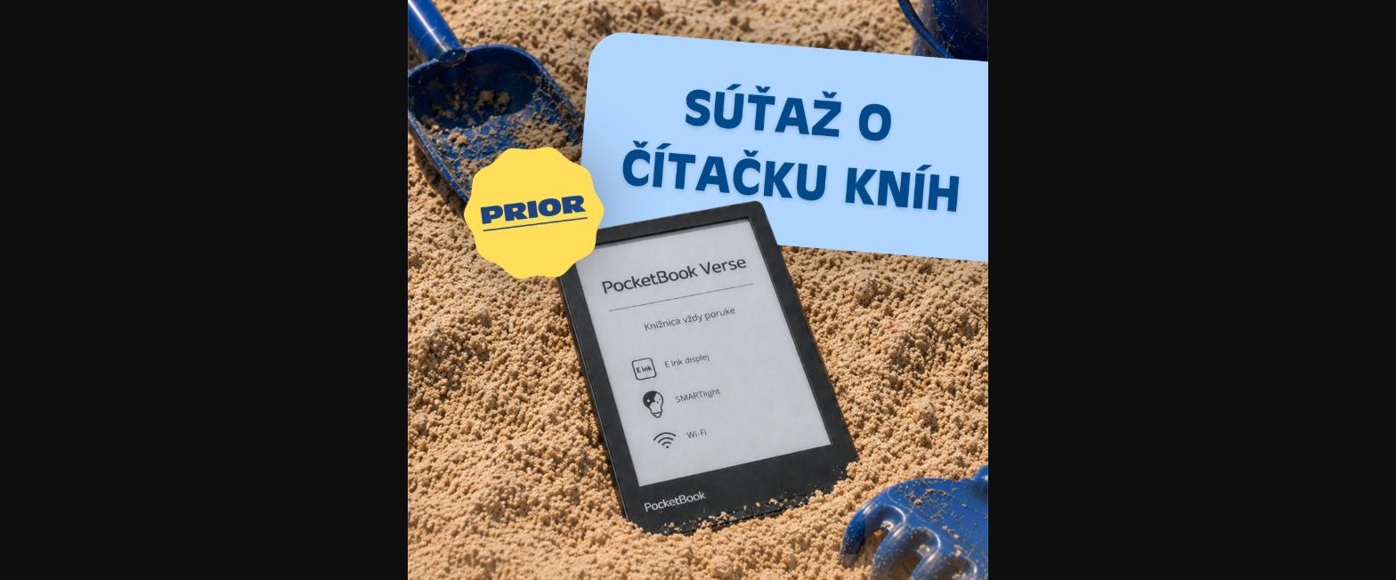 Súťaž o čítačku kníh PocketBook Verse – OD PRIOR