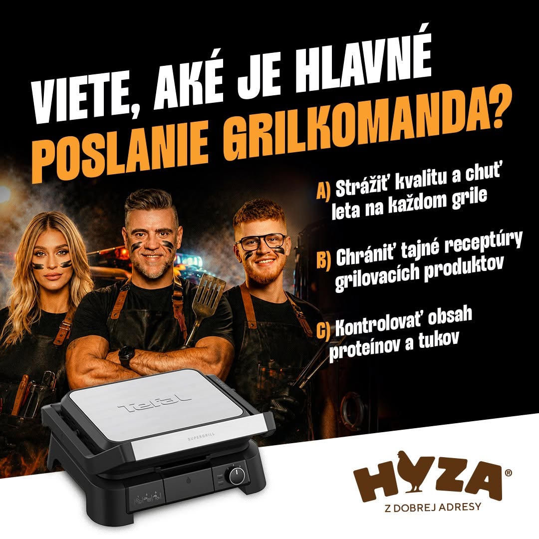 Súťaž o elektrický gril Tefal s HYZOU