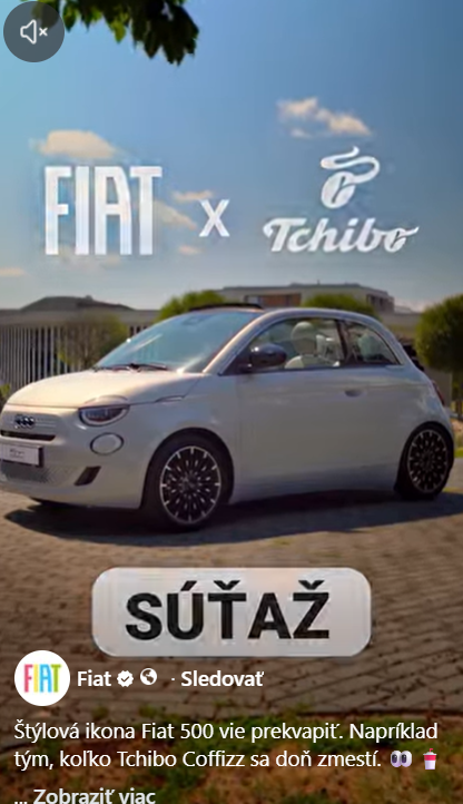 Súťaž o Fiat 500 s Tchibo Coffizz