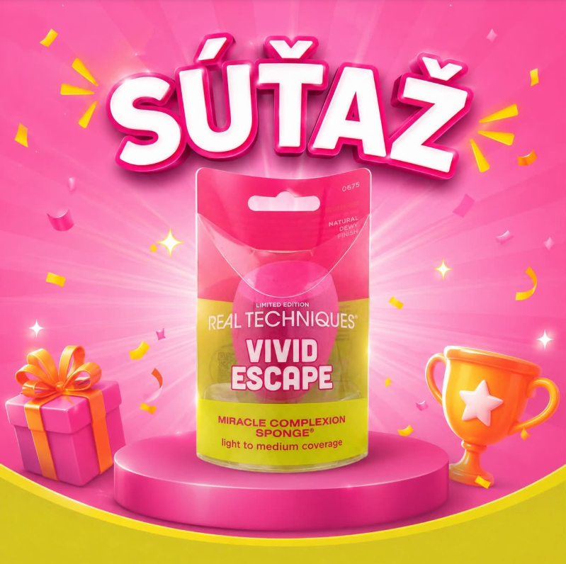Súťaž o hubku Real Techniques Vivid Escape Miracle Complexion Sponge