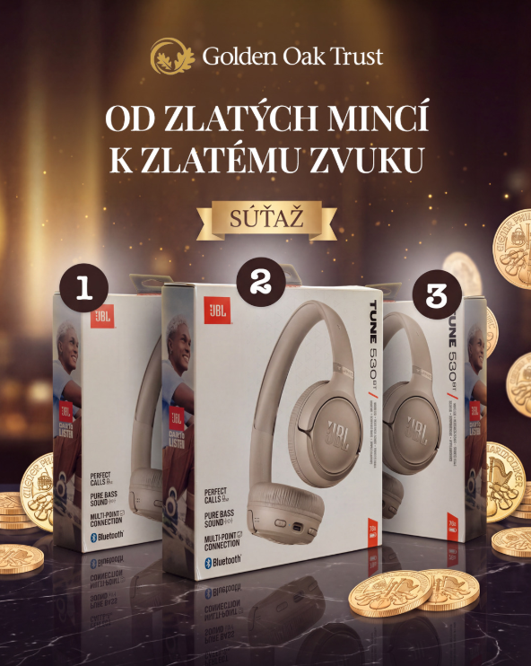 Súťaž o JBL slúchadlá s Golden Oak Trust