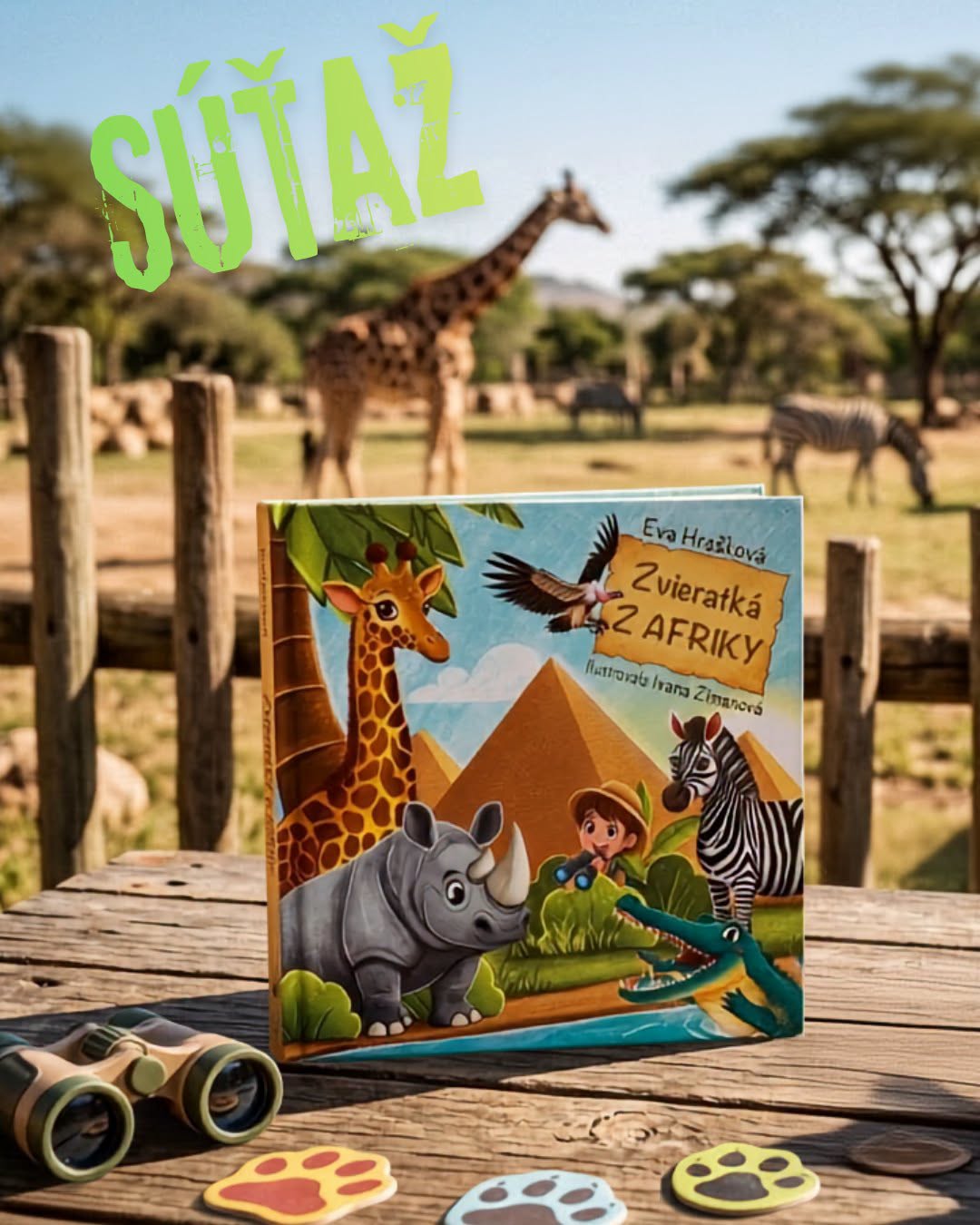 Súťaž o knižku Zvieratká z Afriky