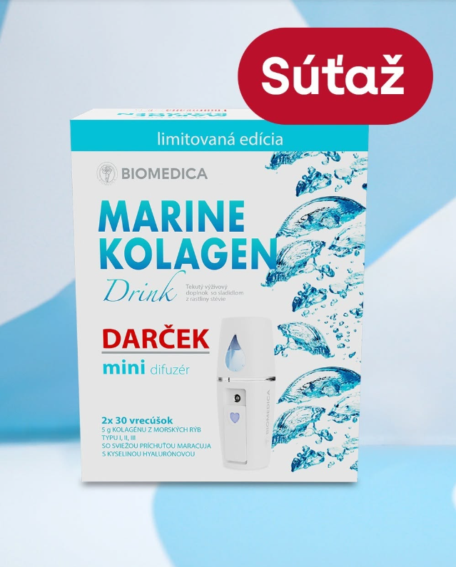 Súťaž o limitovanú edíciu MARINE KOLAGEN Drink