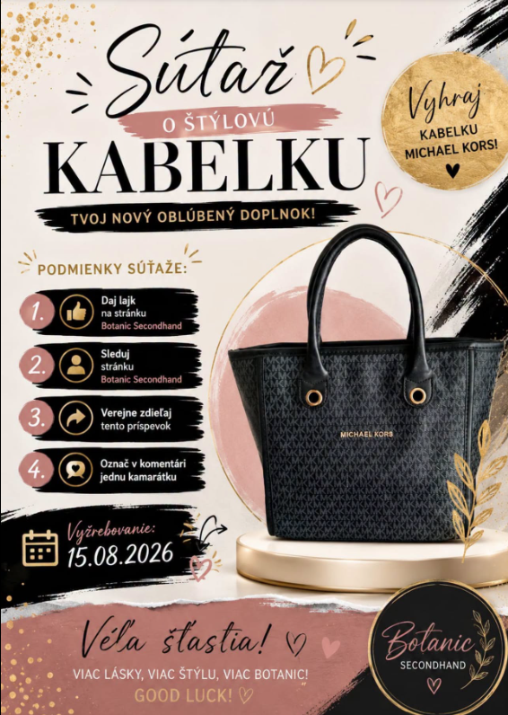 Súťaž o nádhernú kabelku Michael Kors.
