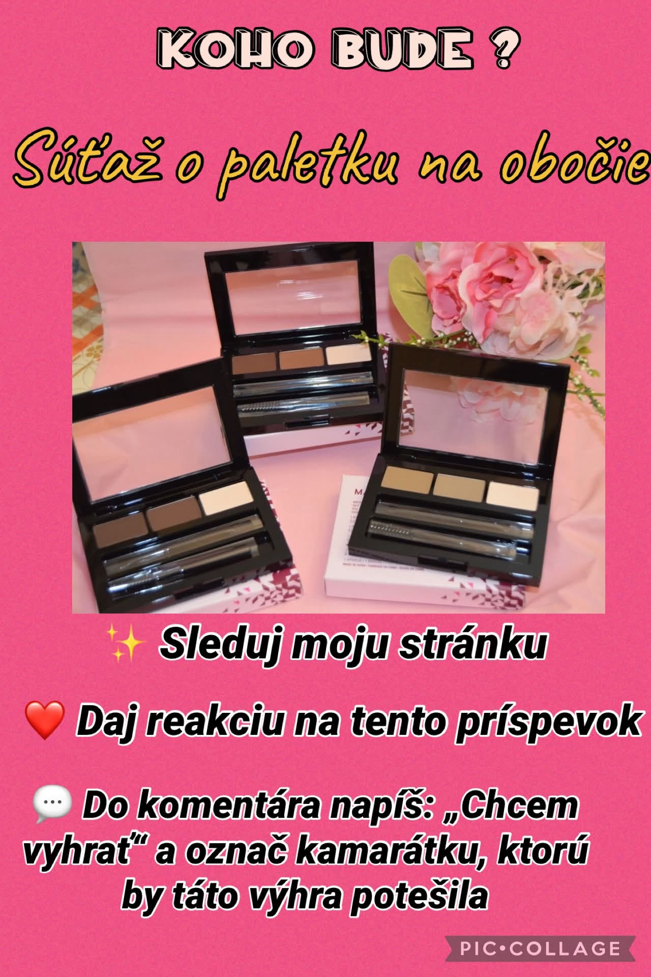 Súťaž o paletku na obočie