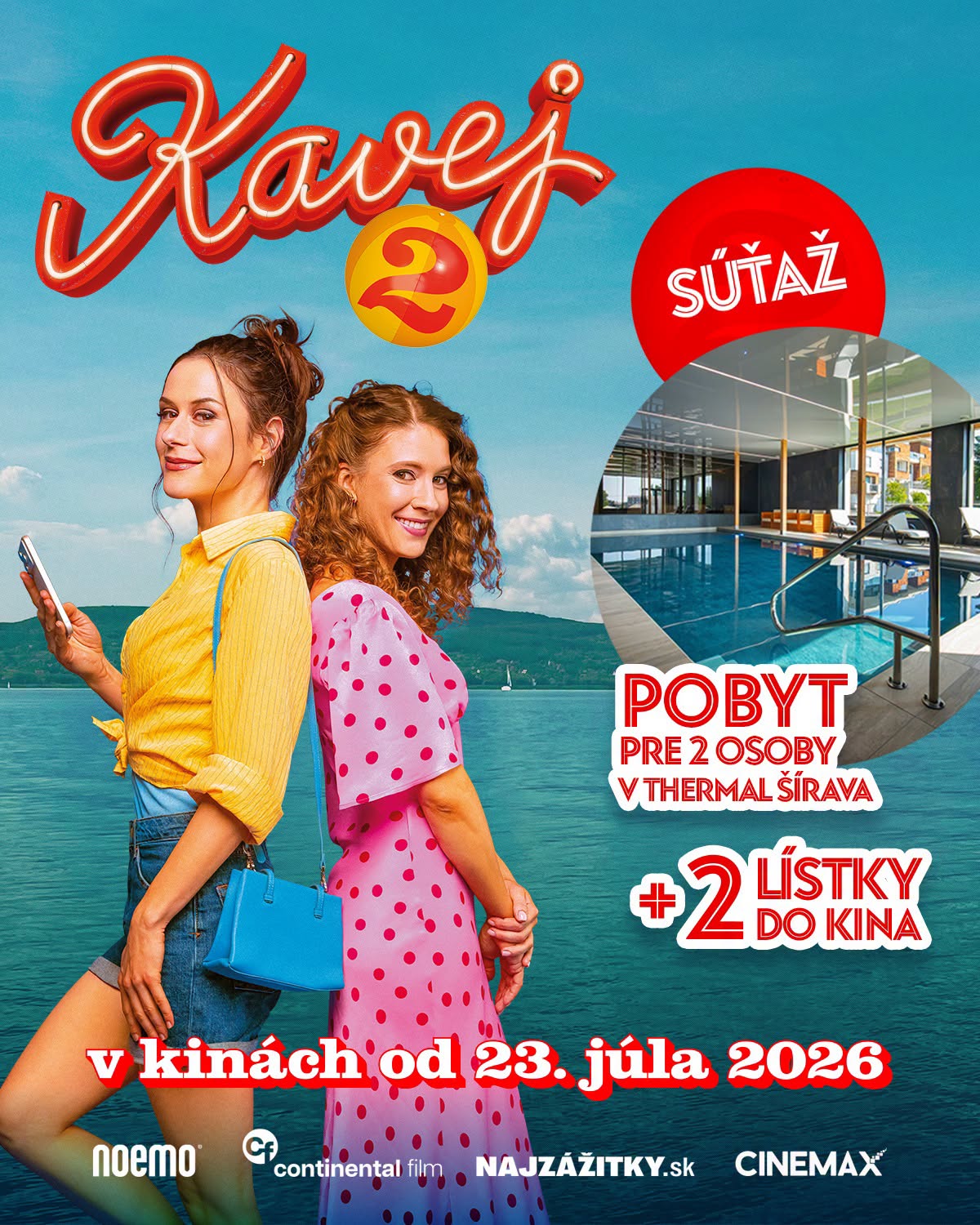 Súťaž o pobyt v Thermal Šírava Spa Resort a lístky do kina