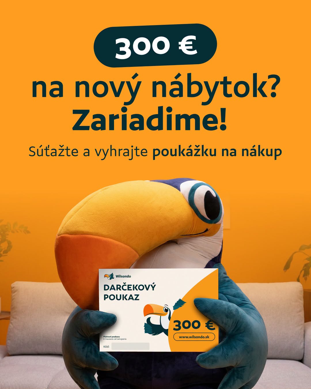 Súťaž o poukážku na nábytok