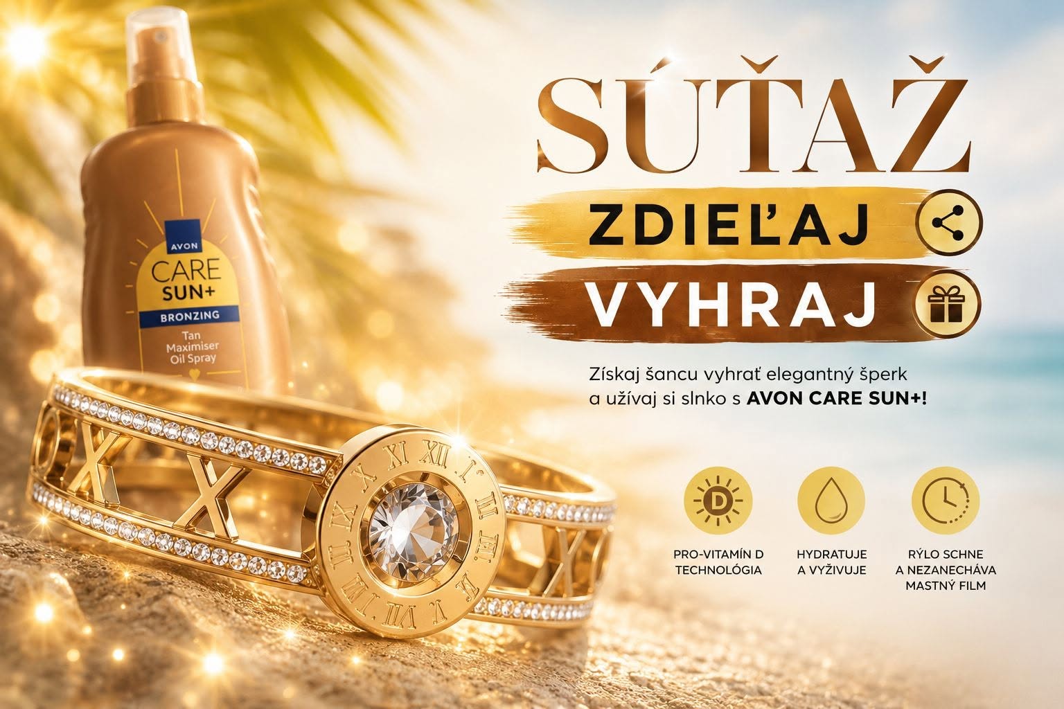 Súťaž o prekrásny náramok SUN Care