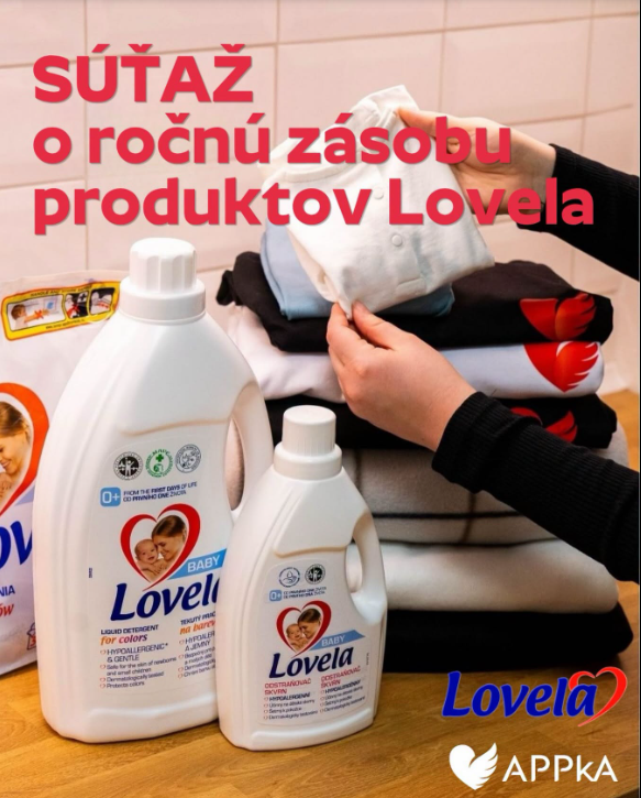 Súťaž o ročnú zásobu produktov Lovela
