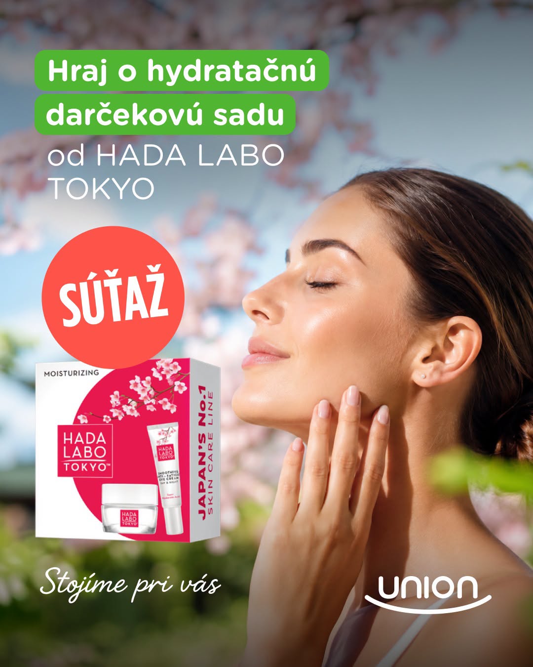 Súťaž o sadu kozmetiky HADA LABO TOKYO