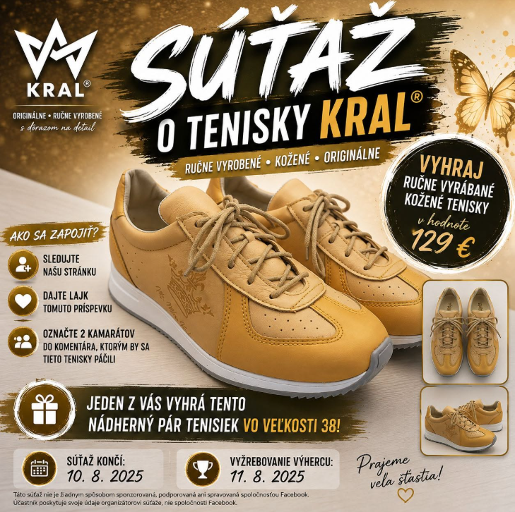 Súťaž o tenisky KRAL