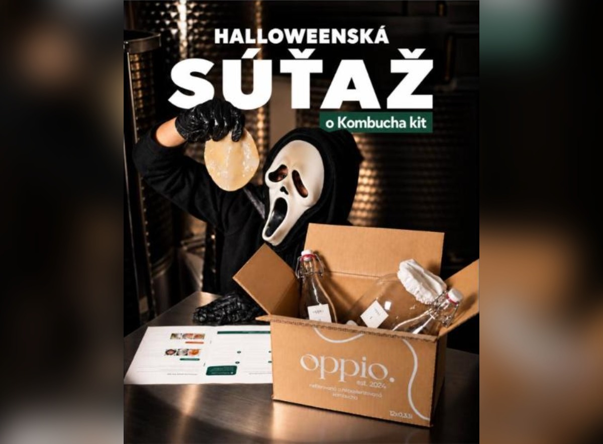 SÚŤAŽ oppio: vyhrajte sadu na domácu fermentáciu kombuchy (1 výherca)
