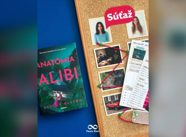 SÚŤAŽ Panta Rhei: vyhrajte knižný balíček s trilerom Anatómia alibi