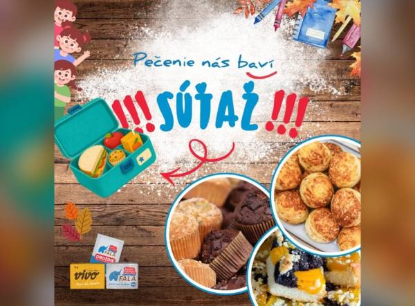 SÚŤAŽ Pečenie nás baví: vyhrajte teplovzdušnú rúru alebo balíček do domácnosti (6 výhercov)