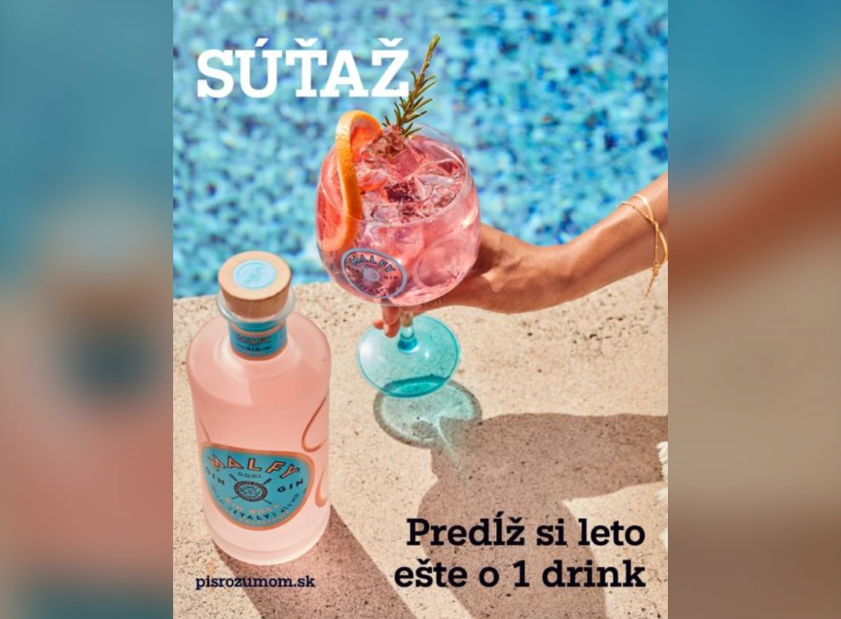 SÚŤAŽ Pernod Ricard Slovakia: vyhrajte fľašu Malfy Gin