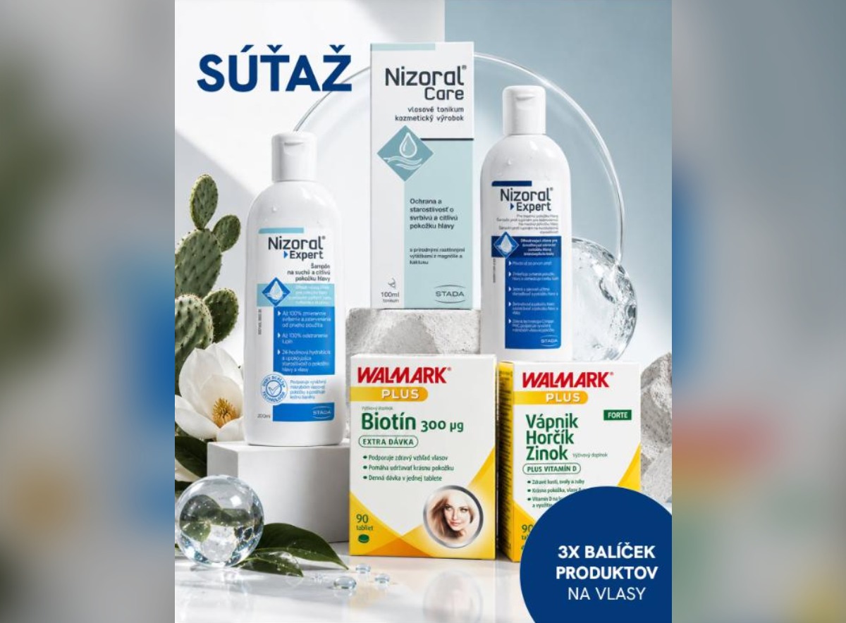 SÚŤAŽ Potraviny FRESH: vyhrajte balíček vlasovej kozmetiky Nizoral a Walmark (3 výhercovia)