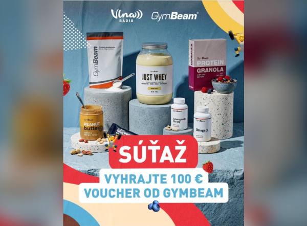 SÚŤAŽ Rádio Vlna a 365 Grand Prix: vyhrajte voucher 100 € od GymBeam