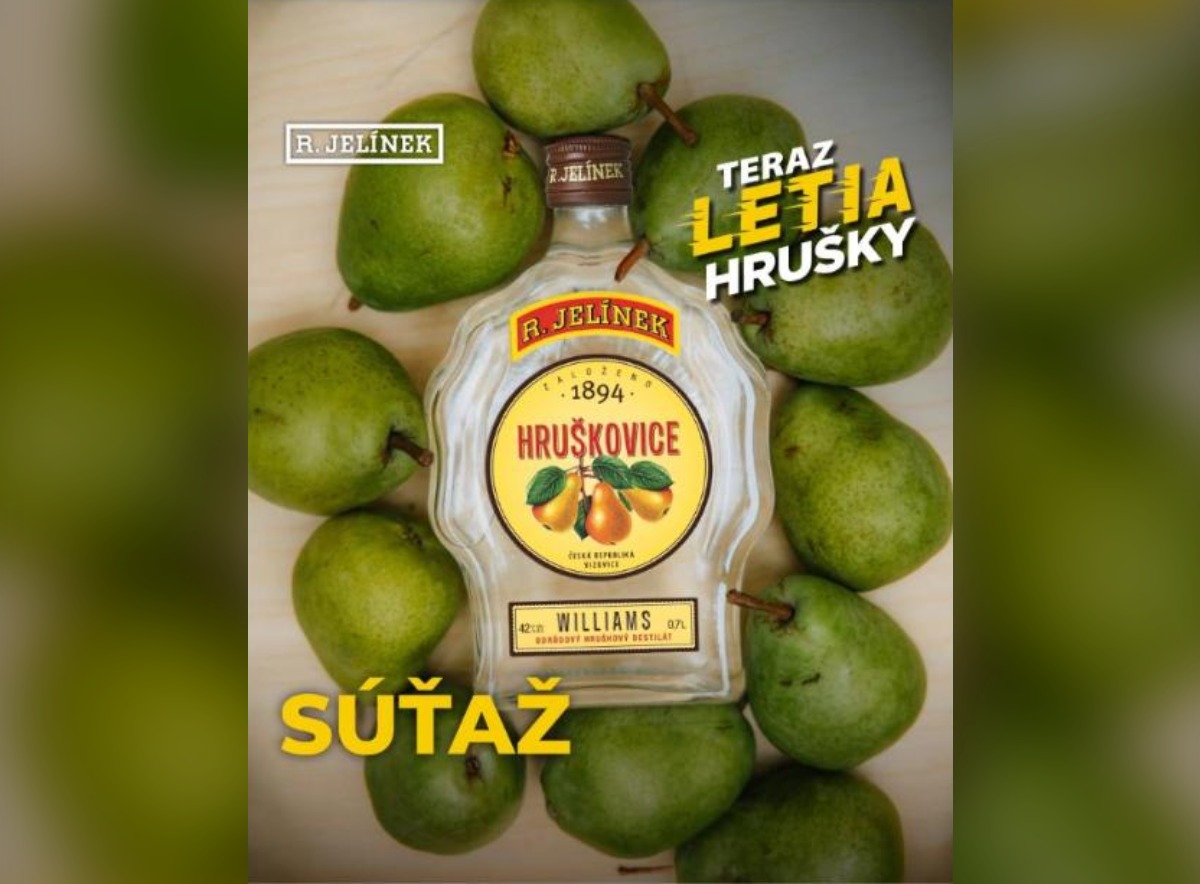 SÚŤAŽ Rudolf Jelínek: vyhrajte fľašu Hruškovice Williams (1 výherca)