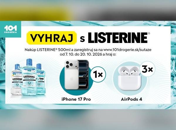 Súťaž s Listerine o Apple produkty