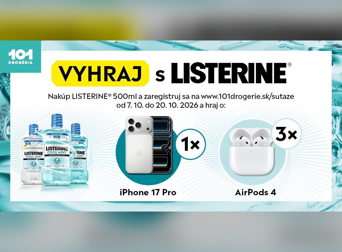 Súťaž s Listerine o Apple produkty