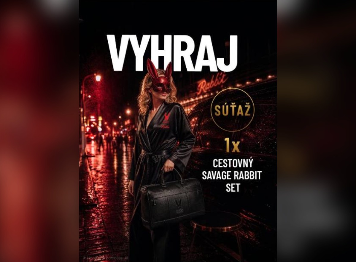 SÚŤAŽ Savage Rabbit: vyhrajte cestovný set – saténový župan s menom a tašku (1 výherca)
