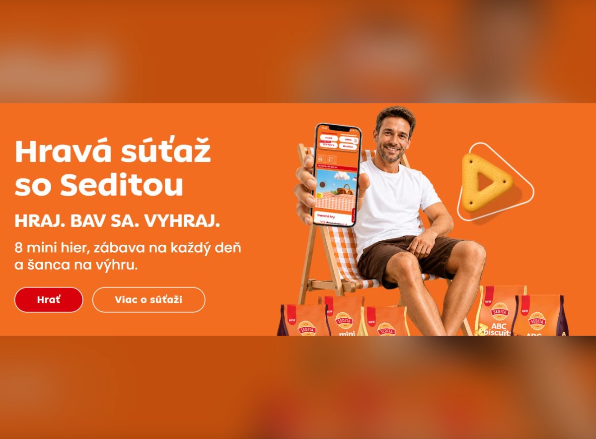 SÚŤAŽ Sedita: hrajte mini hry a vyhrajte vstupy do vodného sveta či balíček sušienok