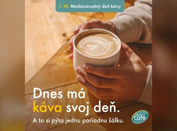 SÚŤAŽ Shell: vyhrajte 1 kg zrnkovej kávy Shell Café