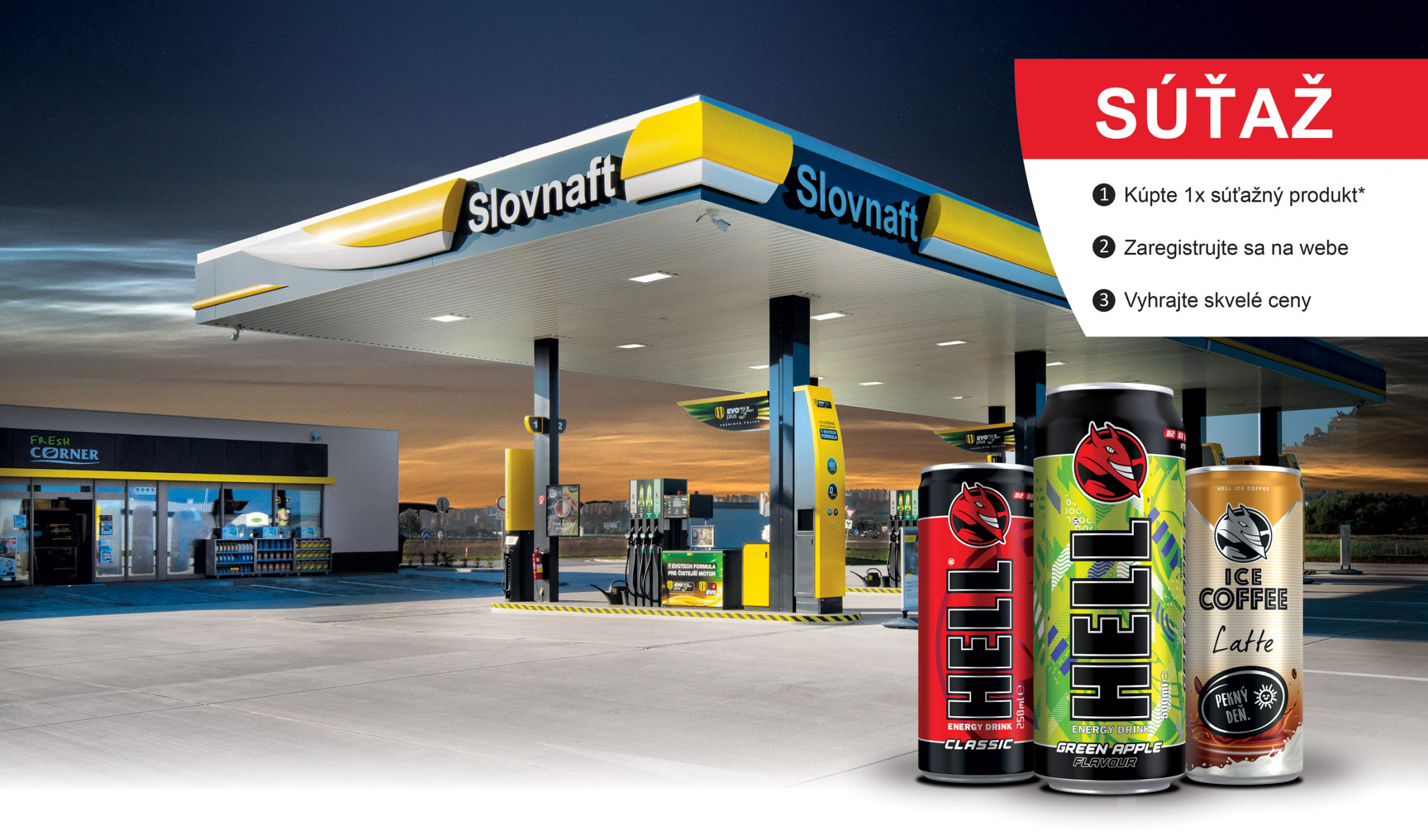 Súťaž SLOVNAFT | HELL Energy Drink