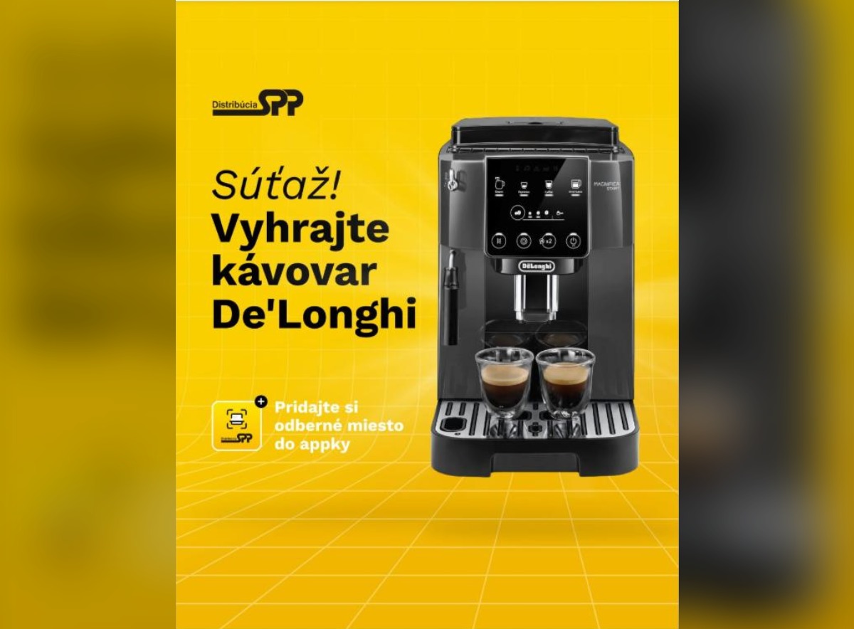 SÚŤAŽ SPP – distribúcia: vyhrajte kávovar De'Longhi Magnifica Start
