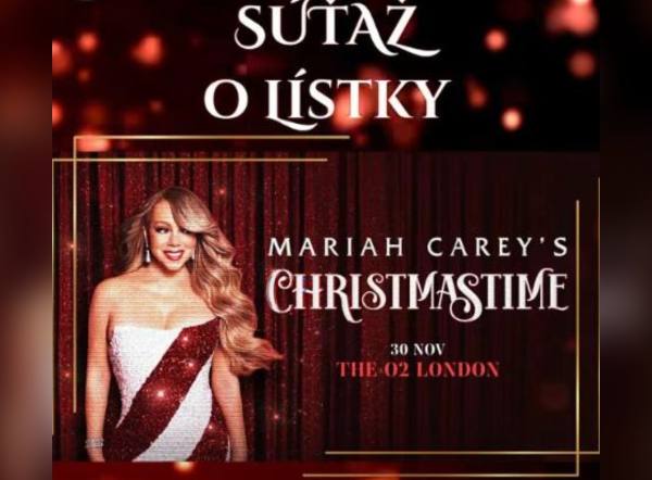 SÚŤAŽ Stromček snov: vyhrajte 2 lístky na Mariah Carey’s Christmastime v Londýne