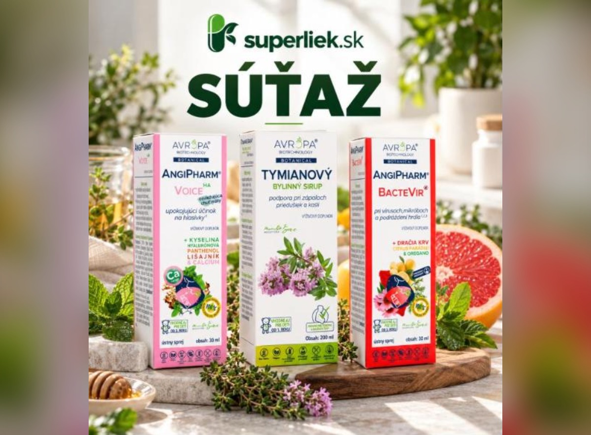 SÚŤAŽ Superliek.sk: vyhrajte balíček produktov AVROPA (1 výherca)