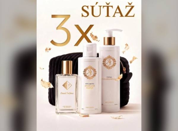 SÚŤAŽ Svet žien: vyhrajte parfém French Perfumes s kozmetikou (3 výhercovia)