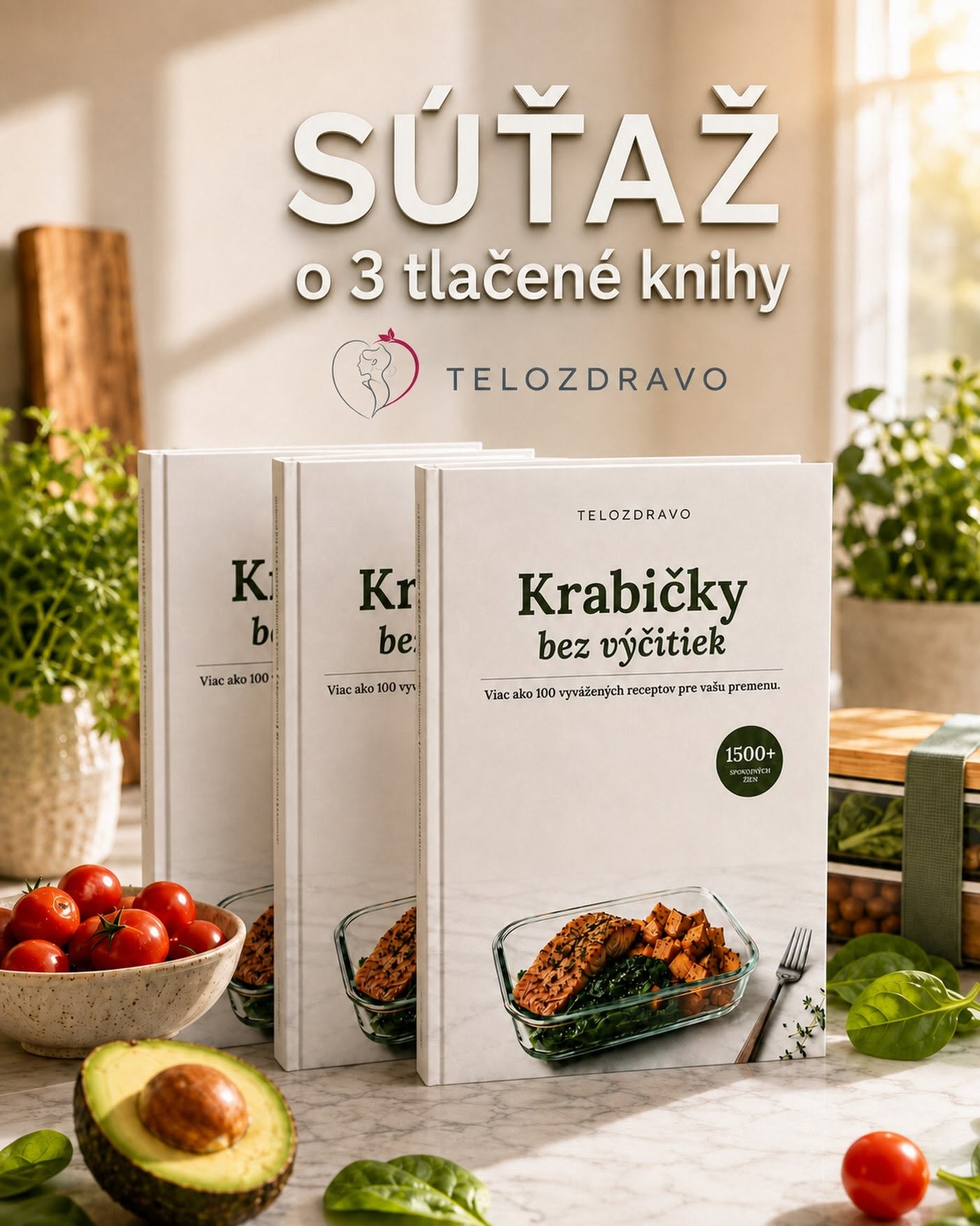 Súťaž TeloZdravo o 3 knihy Krabičky bez výčitiek