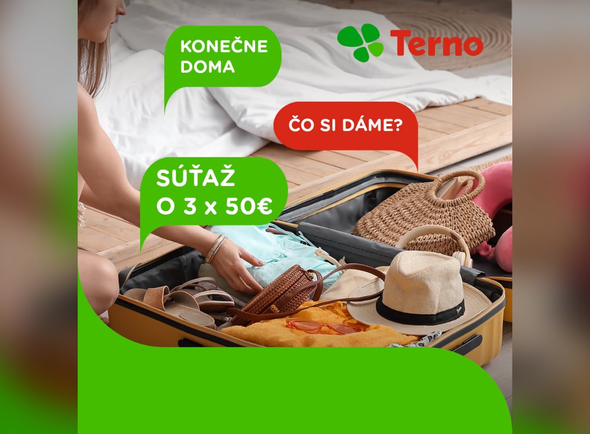 SÚŤAŽ Terno: Prázdny kufor, ešte prázdnejšia chladnička – vyhrajte 3× 50 € kredit na nákup