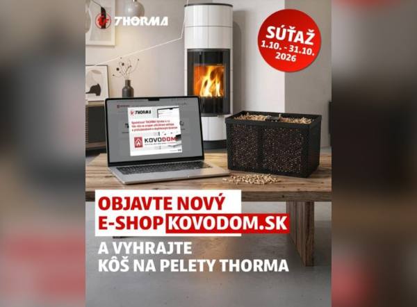 SÚŤAŽ Thorma: vyhrajte kôš na pelety THORMA