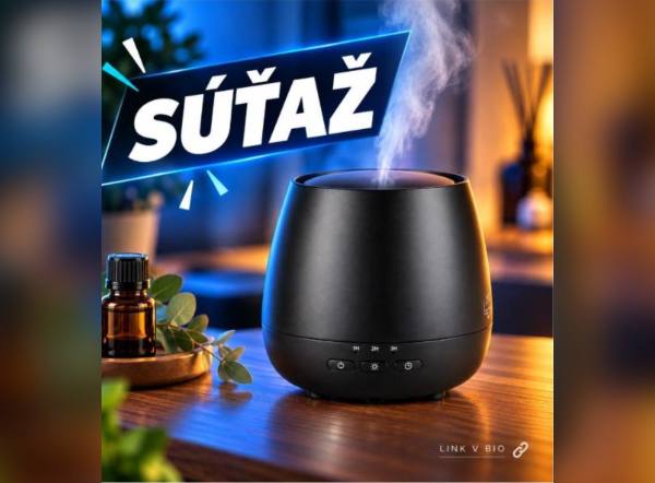 SÚŤAŽ Touchit.sk: vyhrajte ultrazvukový difuzér Silvercrest