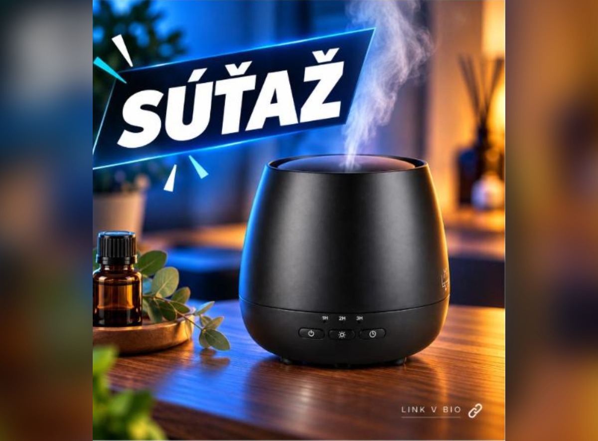 SÚŤAŽ Touchit.sk: vyhrajte ultrazvukový difuzér Silvercrest