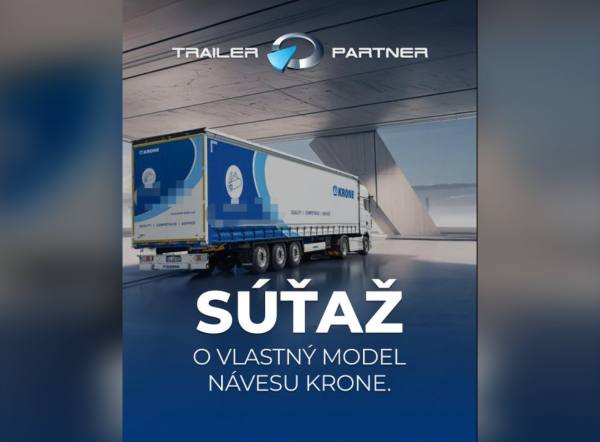 SÚŤAŽ Trailer Partner: vyhrajte kovový model návesu KRONE 1:50