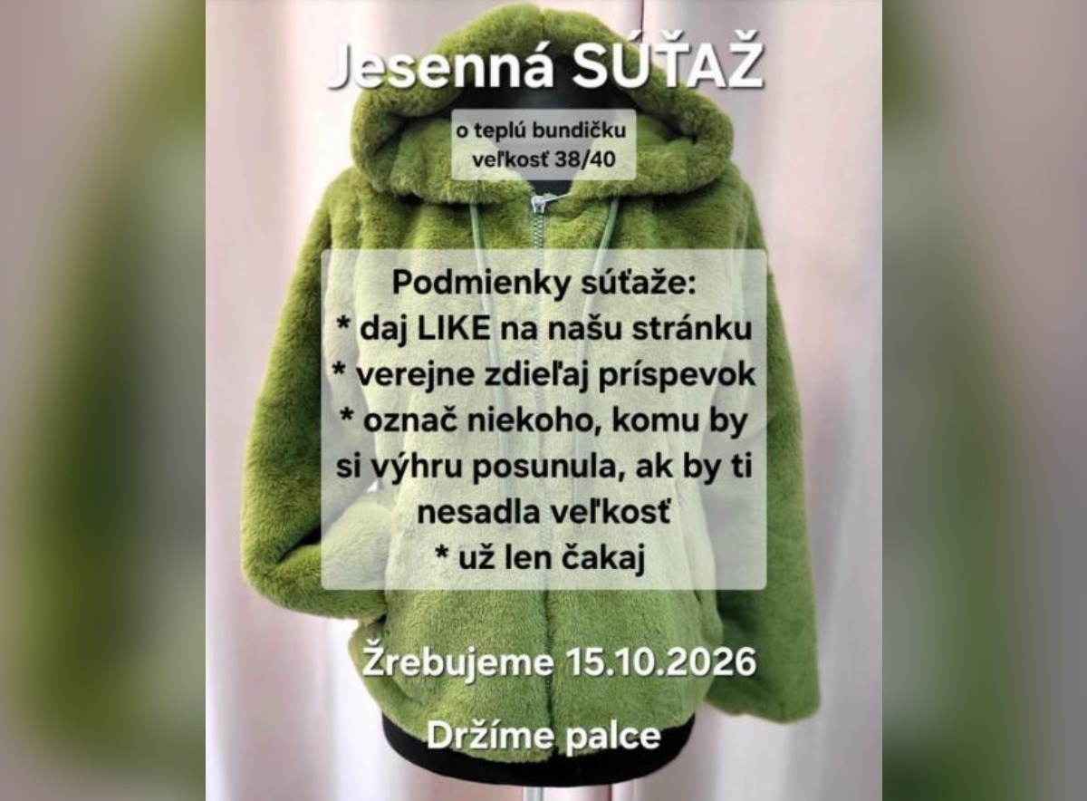 SÚŤAŽ Vera Móda: vyhrajte teplú bundičku vo veľkosti 38/40