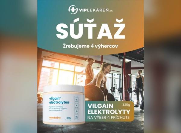 SÚŤAŽ VIPlekáreň.sk: vyhrajte Vilgain Elektrolyty (2 výhercovia) – Facebook