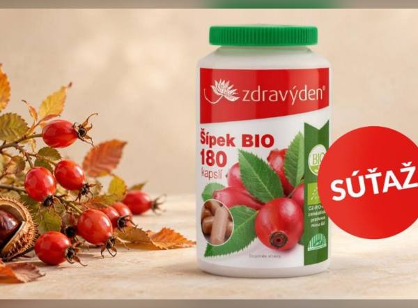 SÚŤAŽ Vitalita z prírody: vyhrajte Šípky BIO 180 kapsúl od Zdravý Den