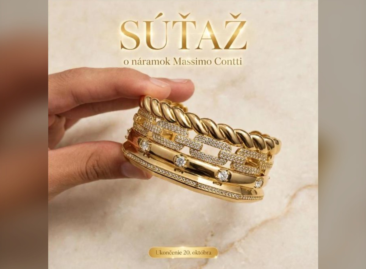 SÚŤAŽ V&V Style Fashion: vyhrajte luxusný náramok Massimo Contti (1 výherca)