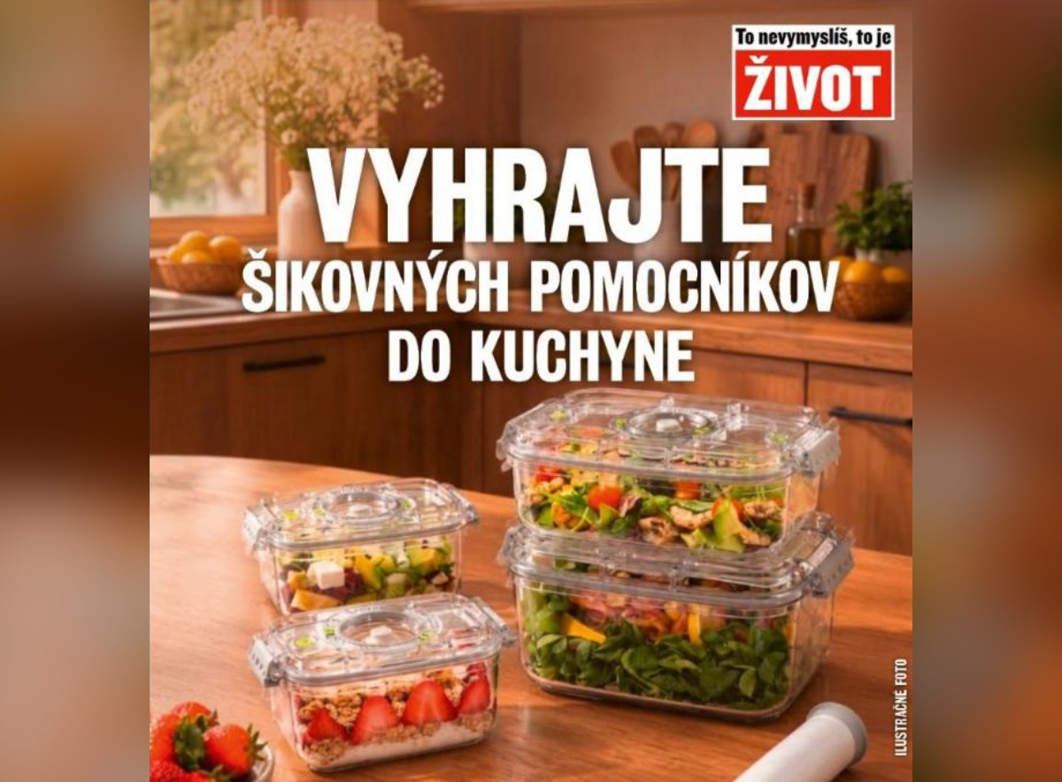 SÚŤAŽ Život: vyhrajte súpravu vákuových dóz STATUS Tritan