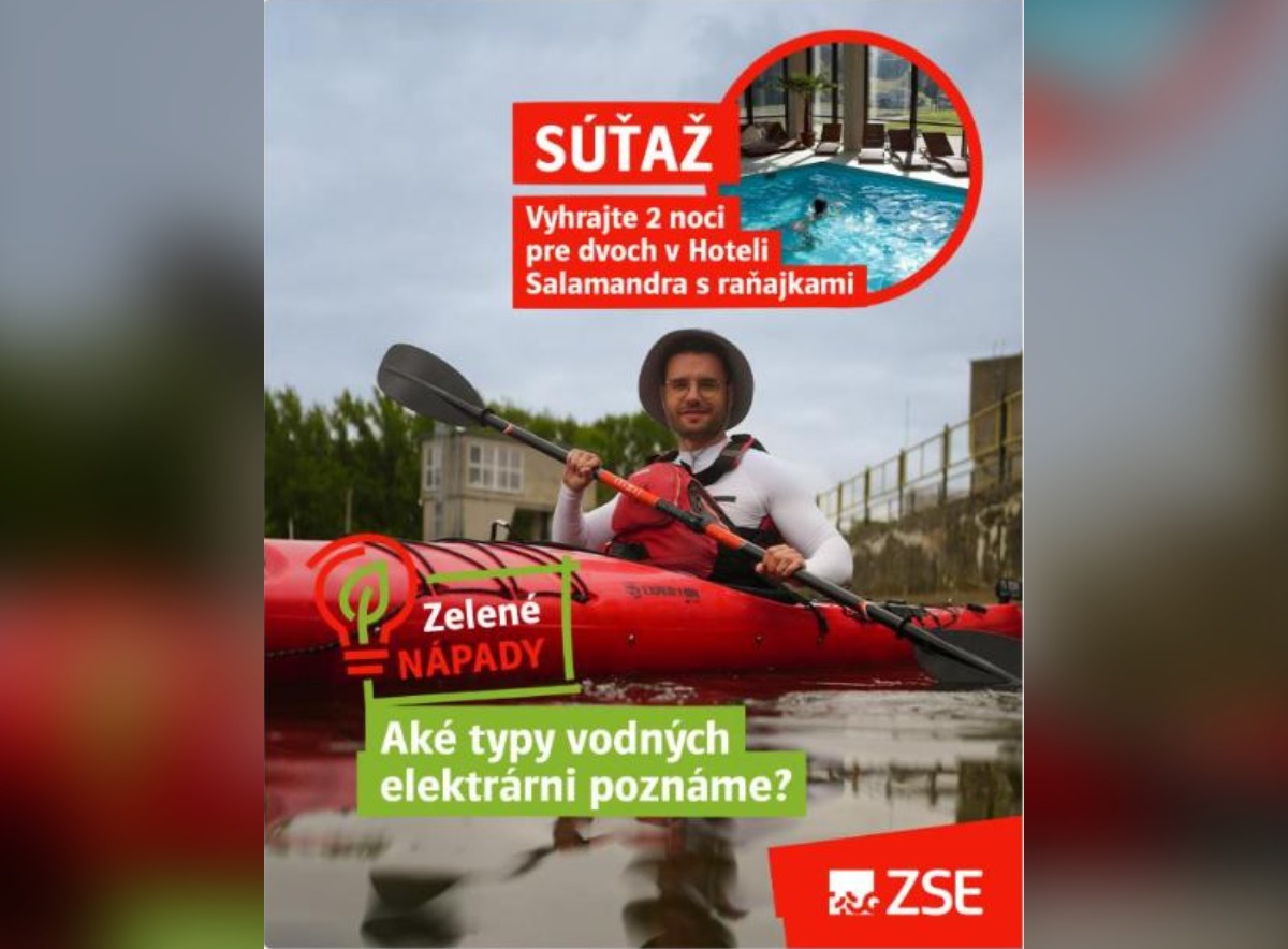 SÚŤAŽ ZSE: vyhrajte wellness pobyt pre 2 v Hoteli Salamandra (1 výherca)