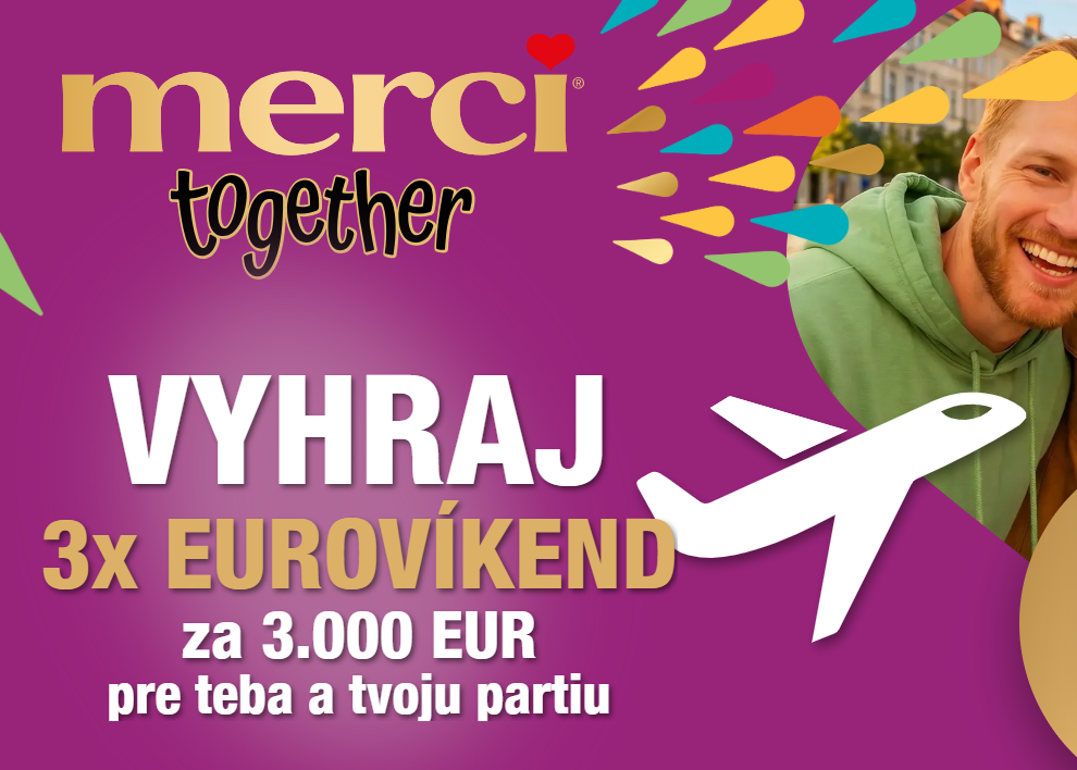 Vyhraj 3x EUROVÍKEND za 3.000 EUR pre teba a tvoju partiu