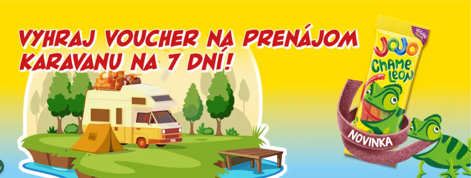 Vyhraj s JOJO voucher na prenájom karavanu na 7 dní