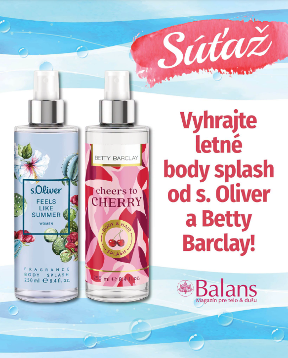 Vyhrajte letné body splash od s. Oliver a Betty Barclay!