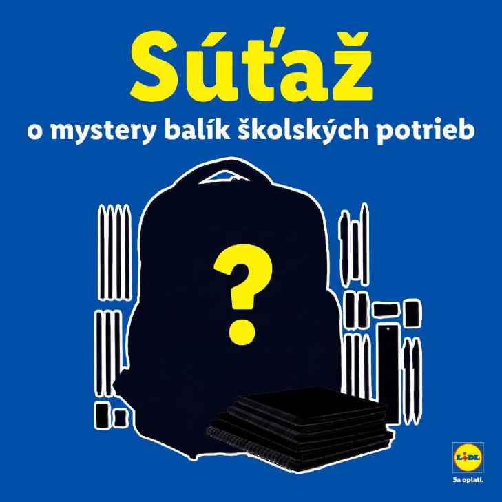 VYHRAJTE mystery balík školských potrieb!