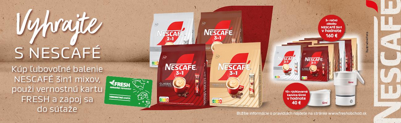 Vyhrajte so značkou Nescafé 3v1 a 2v1